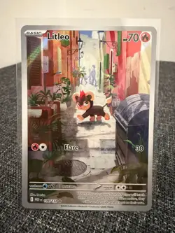 Pokemon TCG - Litleo 139/132 - Illustration Rare - Mega Evolution - NM/M - Image 1