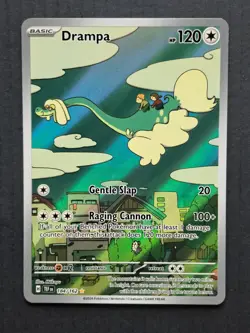 Pokemon TCG Drampa Illustration Rare 184/162 SV05 Temporal Forces Holo - Image 1