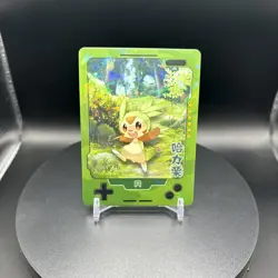 Chinese Exclusive Simplified Pokemon 25th Anniversary Chespin KDJL2-R019 Holo - Image 2