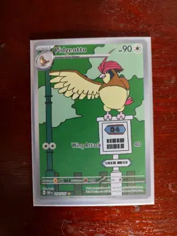 Pidgeotto 208/197 Illustration Rare Obsidian Flames 2023 English Holo - Image 1
