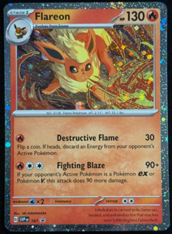 Pokemon - Flareon SVP 167 - Black Star Promo - Prismatic Evolutions - NM/M - Image 1