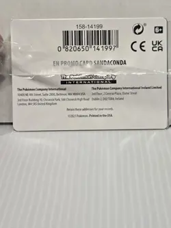 Pokemon TCG Sandaconda Cosmos Holo | GameStop Stamped Promo | 082/163 | Sealed - Image 3