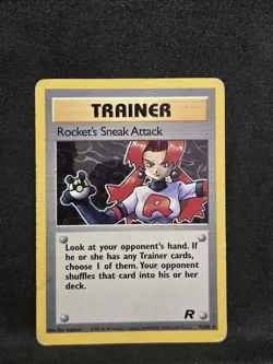 Vintage Pokemon TCG - Team Rocket - Rocket's Sneak Attack 72/82 Regular: MP-/HP+ - Image 1