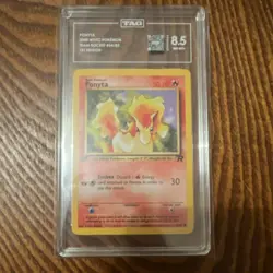 Pokemon Ponyta 64/82 Team Rocket 1st Edition Common TAG 8.5 Regular 2000 - Image 1