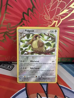 Pidgeot 124/181 Rare Team Up Pokemon Reverse Holo NM/M - Image 1