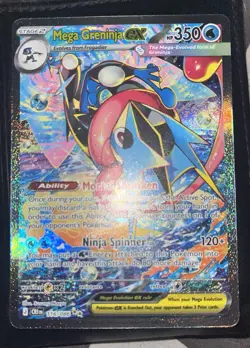 The Pokemon Company Mega Greninja EX 116/086 CRIM Secret Rare Full Art Holo EN - Image 1