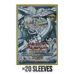 Yu-Gi-Oh! OCG WCS2023 Blue Eyes 20pcs Sleeve Japan Protector Konami Official - Image 1