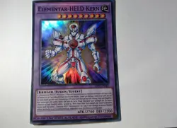 Yugioh ELEMENTAR-HELD KERN , shvi-dese2 Super Rare deutsch NM Limitierte Auflage - Image 3