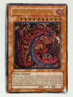 Yu-Gi-Oh! Uria, Herr Der Reißenden Flammen SOI-DE001 Ultimate Rare Deutsch - Image 1