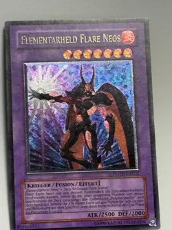 Yu-Gi-Oh! Elementarheld Flare Neos POTD-DE032 Ultimate Rare Deutsch - Image 4