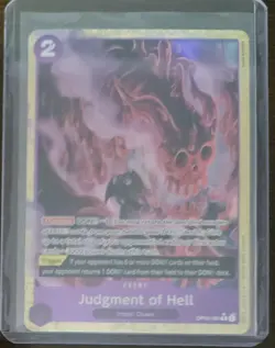 One Piece CCG Judgment of Hell OP02-089 Rare Alternative Art English Edition - Image 1