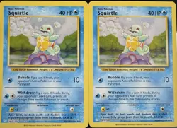 Lot of 2 Pokemon TCG Squirtle CLB 001/034 Classic Collection Trading Card Game - Image 1