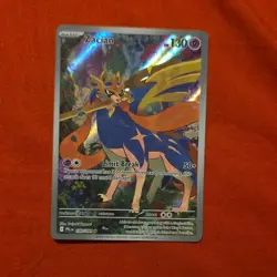 Pokemon TCG Zacian 2025 Full Art Holo Rare 100/094 130 HP English Card - Image 1