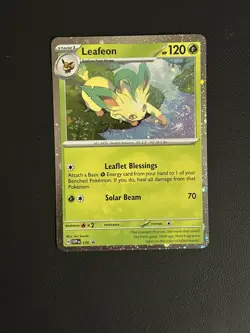 Pokemon Card Leafeon SVP 170 Scarlet & Violet Promo Near Mint - Image 1