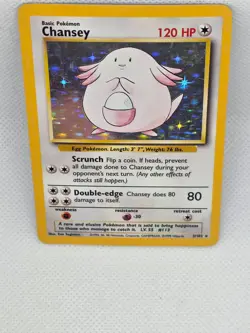 Pokemon Card - Chansey Holo Rare Base Set 3/102 - HP - Image 3