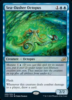 Sea-Dasher Octopus - IKO MTG - Light Play - Image 1