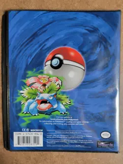 Pokemon Trading Card Game Card Album Binder Blue 1999 Vintage - Image 2