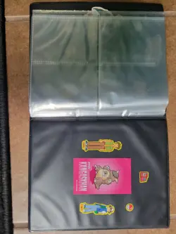 Pokemon Trading Card Game Card Album Binder Blue 1999 Vintage - Image 4