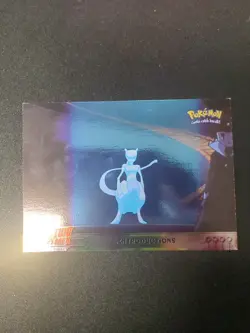 NM! HOLO Introductions Topps 1999 Mewtwo Strikes Back Pokemon Card Blue Logo - Image 1