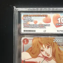 Nami Girls ED 2023 Foil Premium Card Collection One Piece Japanese ACE 10 - Image 2