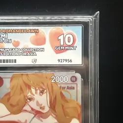 Nami Girls ED 2023 Foil Premium Card Collection One Piece Japanese ACE 10 - Image 3