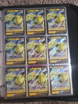 Huge Pokemon Binder Collection Lot of 225+ Cards Vintage Holos WOTC VMAX - Image 5