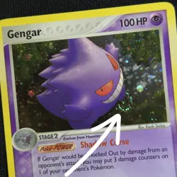 SWIRL 🌀💫 Gengar 5/92 Legend Maker Holo Rare 2006 Nintendo Pokemon Card - Image 1