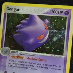 SWIRL 🌀💫 Gengar 5/92 Legend Maker Holo Rare 2006 Nintendo Pokemon Card - Image 2