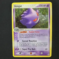 SWIRL 🌀💫 Gengar 5/92 Legend Maker Holo Rare 2006 Nintendo Pokemon Card - Image 3