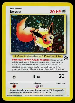 Pokemon Card - Eevee Wizards Black Star Promos 11 Promo - Image 1