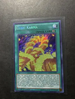 Yugioh - Cubic Karma (Secret Rare) (1st Edition) - MVP1-ENS41 (P) - Image 1