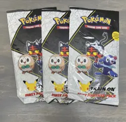 Pokemon TCG First Partner Pack Alola 3 Oversized Cards Lot of 3 Packages 820650809620 - Image 5