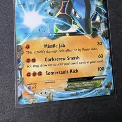 Lucario EX Ultra Rare XY Furious Fists 54/111 Fighting Holo Pokemon Card - Image 4