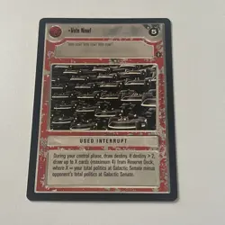 STAR WARS CCG CORUSCANT, LIGHT SIDE RARE CARD VOTE NOW! - Image 1
