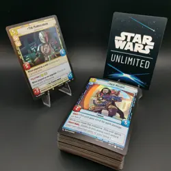 All Foil 100 Star Wars: Unlimited SWU Bulk Card Lot - Mandalorian - Image 1