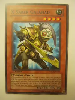 (x1) X-Saber Galahad 5DS2-EN020 Earth Card Yu-Gi-Oh (JB-59) - Image 1