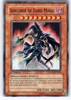 Yu-Gi-Oh Sorcerer of Dark Magic DPYG-EN010 Super Rare 1st Edition lightly played - Image 1