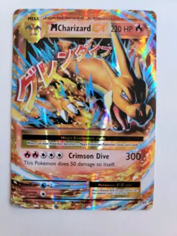 Pokemon M Charizard EX 13/108 Evolutions Holo Card Good Condition - Image 1