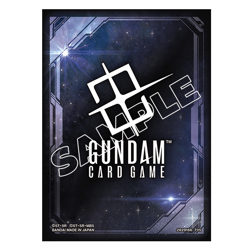 Official Card Sleeves EX Space Black GUNDAM BANDAI FEST PRESALE- SHIPS 9/22/2025 - Image 1