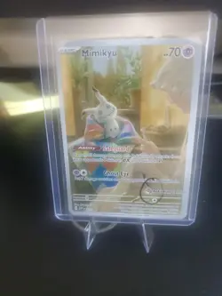 Pokemon TCG Mimikyu Scarlet & Violet Promo Poke Center Card - Image 1
