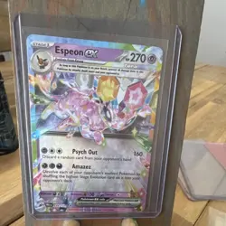 The Pokemon Company Espeon ex Double Rare Holo SV Prismatic 034/131 EN 270HP - Image 1