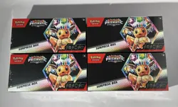4x Pokemon TCG SV8.5 Prismatic Evolutions Surprise Boxes New/Factory Sealed - Image 1