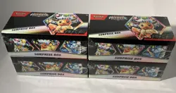 4x Pokemon TCG SV8.5 Prismatic Evolutions Surprise Boxes New/Factory Sealed - Image 2