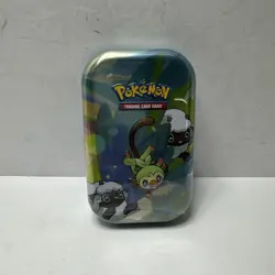 Pokemon TCG 2020 Galar Pals Mini Tin Grookey & Wooloo Art Sealed 820650807077 - Image 1