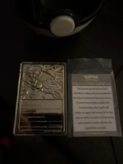 POKEMON Charizard 23K Gold Plated Card Limited Edition 1999 - Image 2