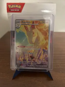 Fresh Pull Rapidash Holo Illustration Rare Card 189/182 Sv10: Destined Rivals - Image 1