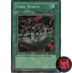 Yugioh Toon World MRL-E076 Super Rare LP - Image 1