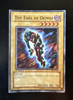 The Earl of Demise LON-056 1st Edition Labyrinth of Nightmare Yu-Gi-Oh TCG - Image 1