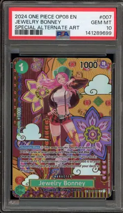 One Piece CCG Jewelry Bonney Special Alternate Art ST02-007 PSA 10 Gem Mint - Image 1