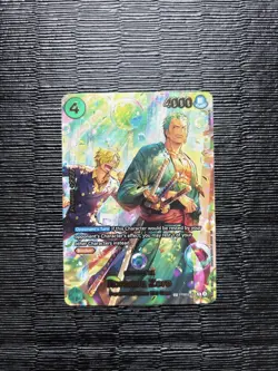One Piece Roronoa Zoro PRB02-006 SP The Azure Sea's Seven OP14 Special Alt Art - Image 1